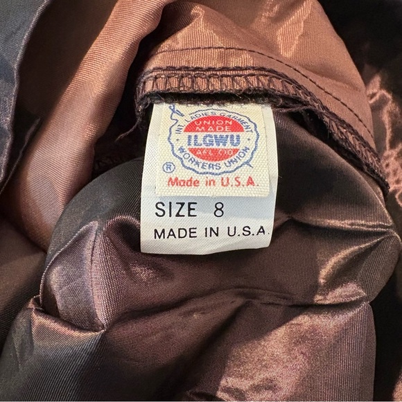 Vintage Y2K Iridescent Brown Ball Gown Maxi Skirt - Picture 6 of 7